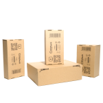Cutie Carton cu Autoformare AutoBox, Autoadeziv, Banda Desigilare, Natur