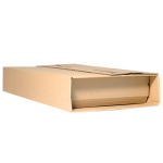 Cutie Carton Carti BookBox, Autoadeziv, Banda Desigilare, Natur