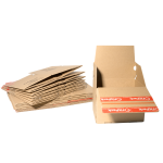 Cutie Carton cu Autoformare FitBox, Autoadeziv, Banda Desigilare, Natur