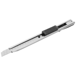 Cutter Utilitar cu Lama Retractabila, Tolsen, Metalic, 9x80mm, Argintiu Dimensiuni Lama: 9 x 80 mm; Include Lama din Otel; Corp Metalic. Maner egonomic, Lama Retractabila. Destinat pentru utilizare generală, profesională, uz casnic sau în birou, hobby, craft, etc.